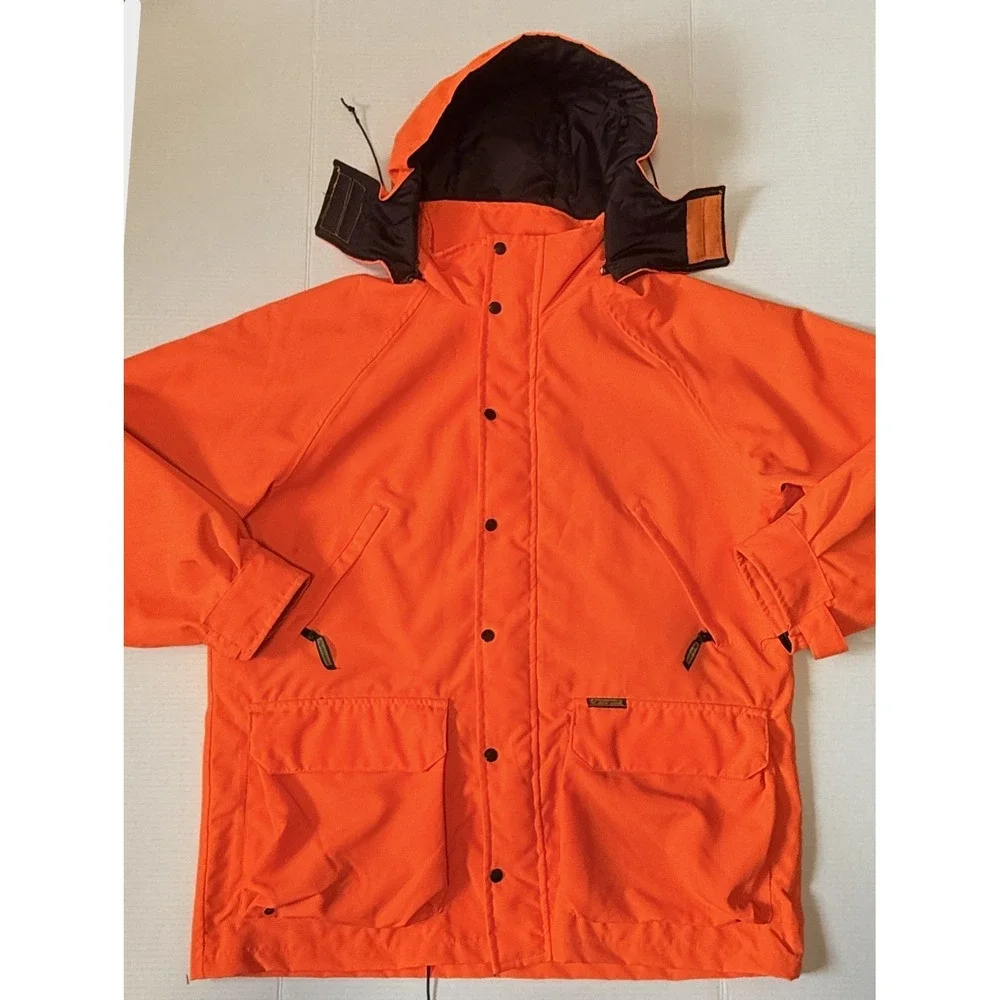 REMINGTON 4-in-1 - Men's Blaze Orange Hooded Interchange Hunting Jacket - Large‎